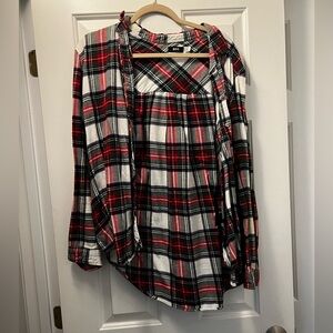 BDG Plaid Button-Up Shirt